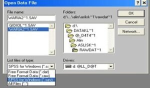 Membuka File Data SPSS di LISREL