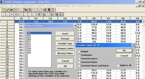 Pendefinisian Variabel dan Tipe Data di LISREL